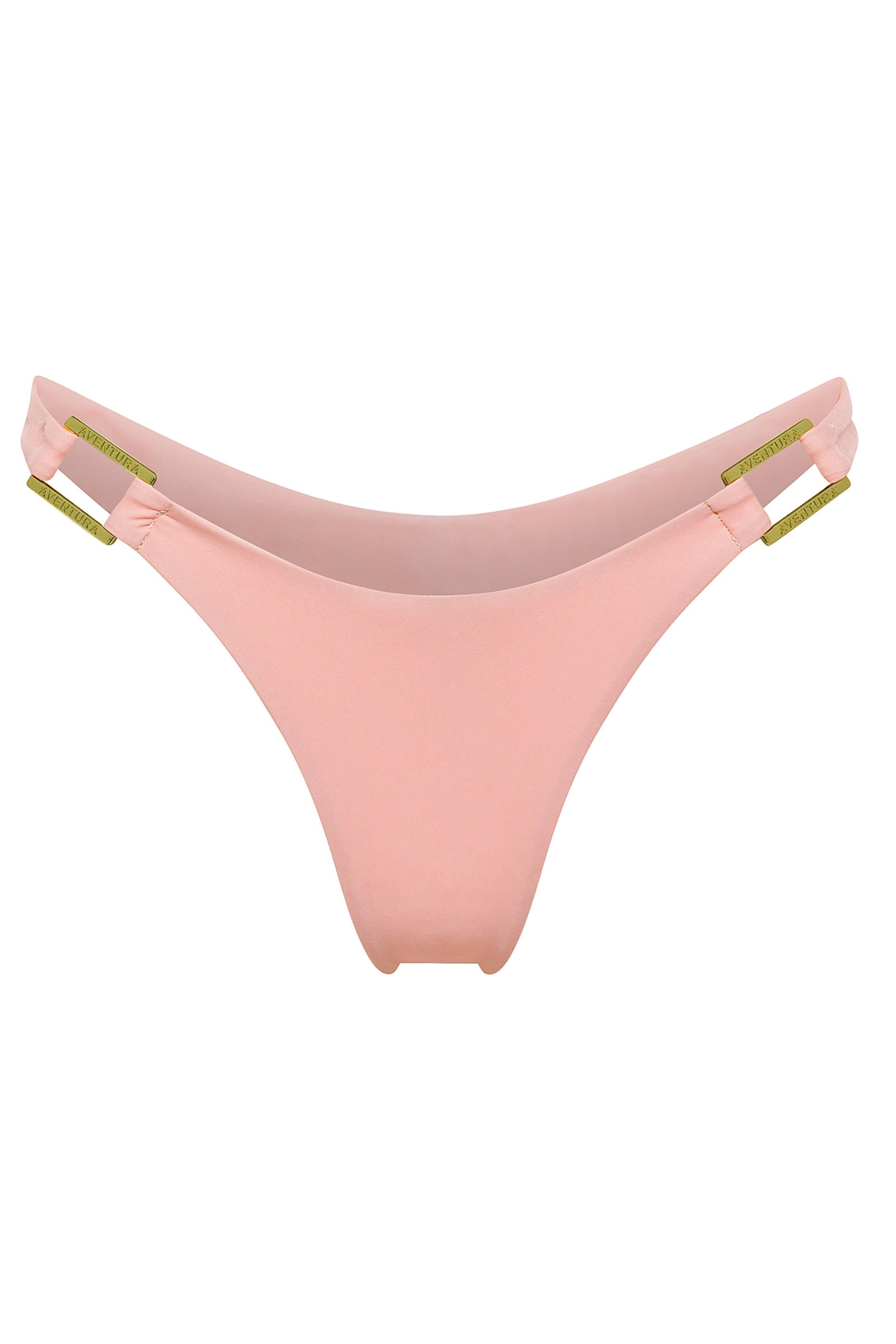 Sunset peach Brazilian cut bikini bottom by Aventura Swimwear.