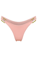 Sunset peach Brazilian cut bikini bottom by Aventura Swimwear. 