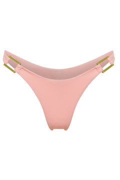 Sunset peach Brazilian cut bikini bottom by Aventura Swimwear. 