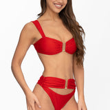 Seraphina Top Ruby Red